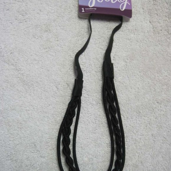 1 Goody 3 Braided Side Strands Hair Head Band Shiny Headwrap Braid Tinsel Mylar - Picture 6 of 14